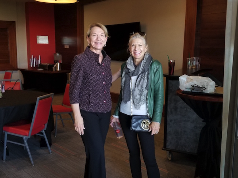 Sandra and Cheryl at Bob Glovitz Retirement Event